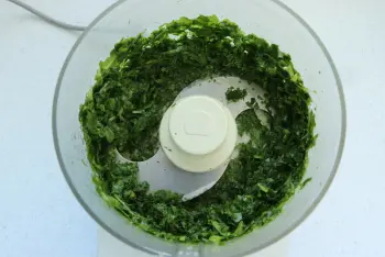 Pesto de feuilles de navets : Étape 3