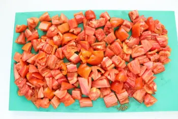 Sauce tomate de fin de saison : Étape 2