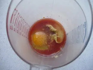 Sauce rémoulade : Étape 1