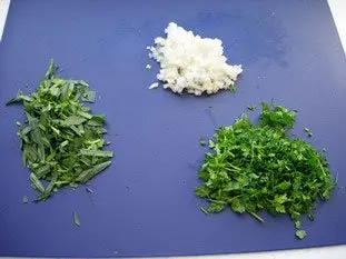 Sauce Béarnaise : Étape 1