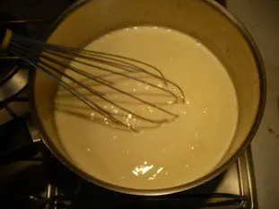 Sauce béchamel : Étape 3