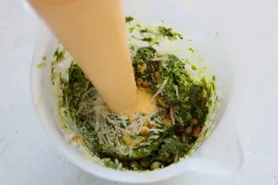 Sauce pesto : Étape 5