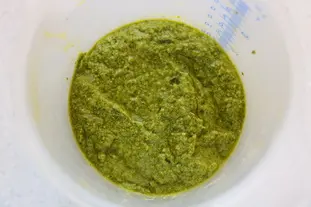 Sauce pesto : Étape 7