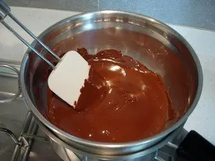 Sauce au chocolat : Étape 1