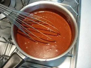 Sauce au chocolat : Étape 5