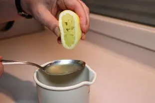 Mayonnaise au citron : Étape 2