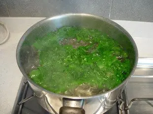 Sauce verte au persil : Étape 2