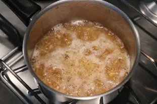 Sauce crème au vin jaune : Étape 3