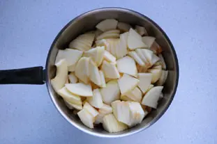 Compote de pommes : Étape 1