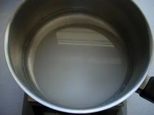 Sirop à pocher : Étape 1