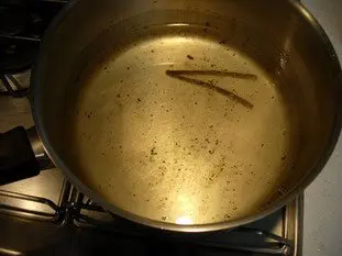 Sirop à pocher : Étape 3