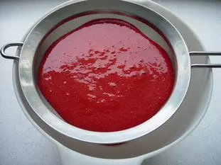 Coulis de fruits frais : Étape 3