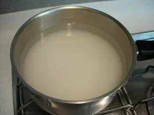 Sirop de sucre : Étape 1