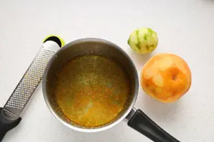 Sirop aux agrumes : Étape 2