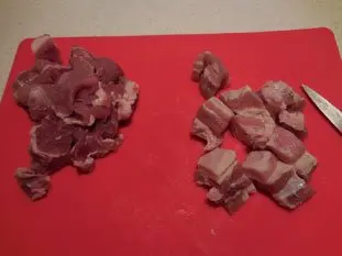 Chair à saucisse : Étape 1