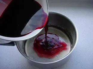Crème de cassis : Étape 12