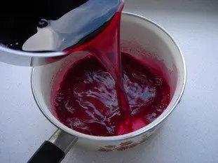 Crème de cassis : Étape 13