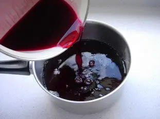 Crème de cassis : Étape 14