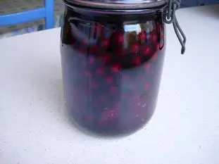 Crème de cassis : Étape 5