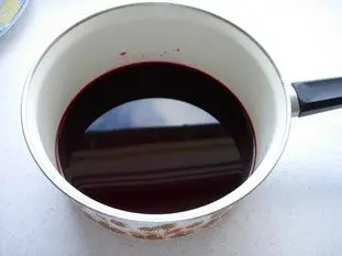Crème de cassis : Étape 8