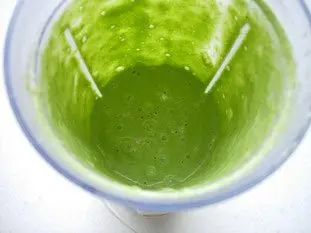 Saumon grillé à la crème de mâche : Étape 7