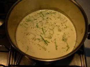 Chaud-froid de pamplemousse-ananas, crème au citron vert : Étape 1