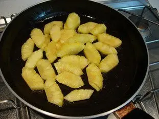 Chaud-froid de pamplemousse-ananas, crème au citron vert : Étape 6