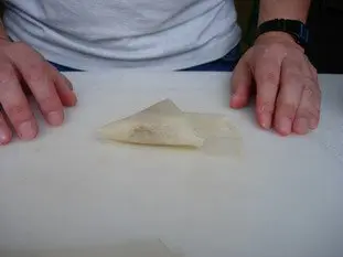 Samoussas aux poires et noix caramélisées : Étape 11