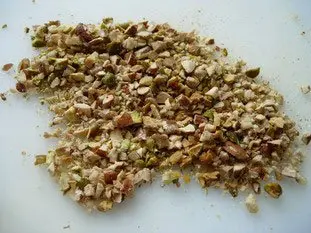 Fines tuiles de chocolat aux fruits secs torréfiés : Étape 4