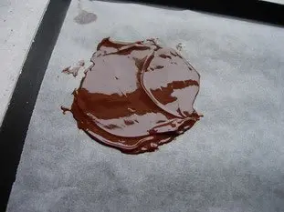 Fines tuiles de chocolat aux fruits secs torréfiés : Étape 8