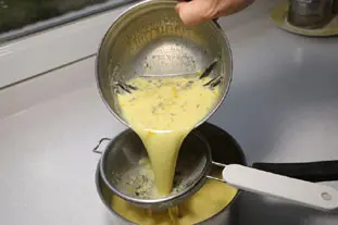 Glace à la vanille : Étape 4