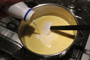 Glace à la vanille : Étape 7