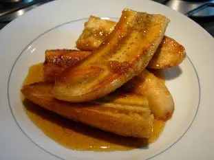Bananes flambées légères