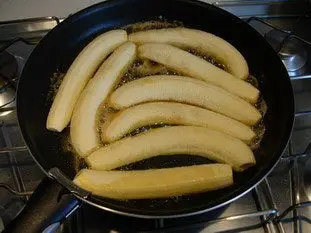 Bananes flambées légères : Étape 4