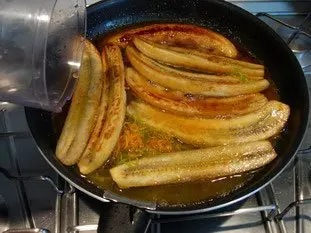 Bananes flambées légères : Étape 7