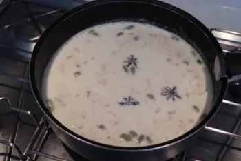 Riz au lait à l'indienne : Étape 1