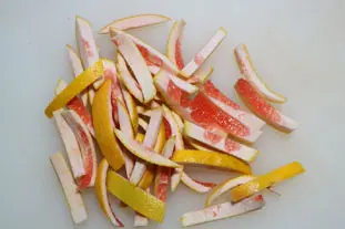 Écorces de pamplemousse confites : Étape 3