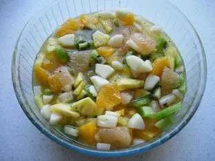 Salade de fruits : Étape 7