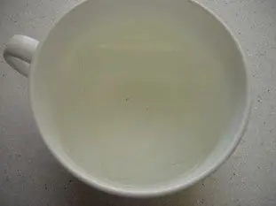 Blanc-manger aux abricots : Étape 1