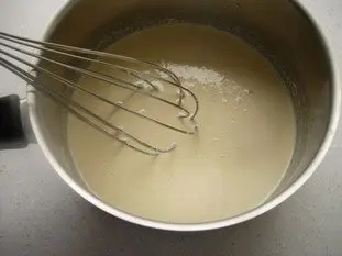 Blanc-manger aux abricots : Étape 2