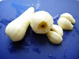 Salade aux 4 poires vanillées : Étape 2