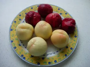 Salade de pêches à la menthe : Étape 3