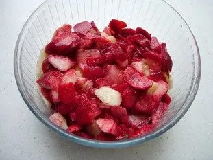 Salade de pêches à la menthe : Étape 5