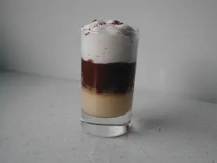 Verre façon Belle hélène