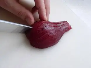 Poires au cassis et vin rouge : Étape 9