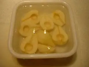 Poires sautées vanille-orange : Étape 2