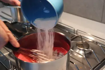 Pâte de fruits : Cassis : Étape 4