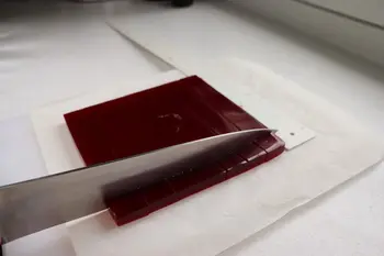 Pâte de fruits : Cassis : Étape 9