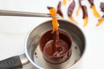 Orangettes au chocolat pour Erika : Étape 6