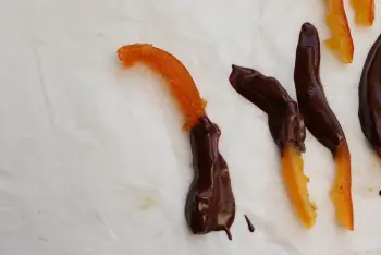 Orangettes au chocolat pour Erika : Étape 7